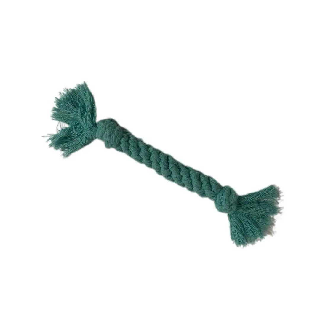 Petite Macramé Chew Stick - Teal image