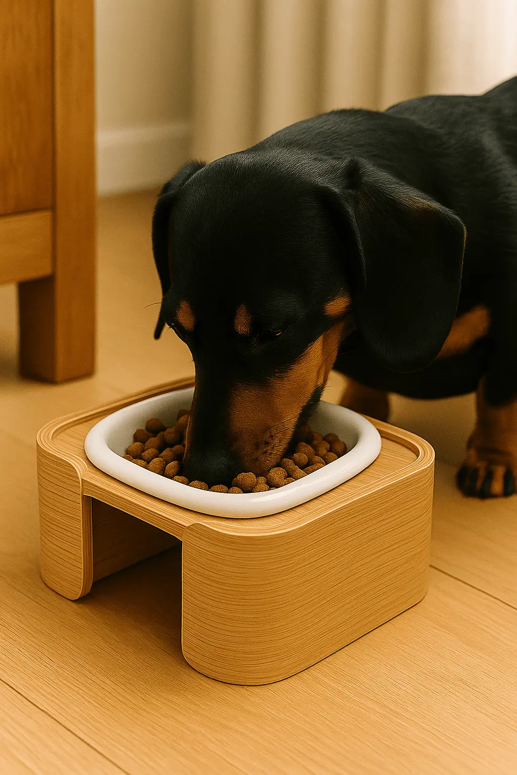 Single Elevated Dog Bowl – Sleek, Space-Saving Feeder for Stylish Homes image 1