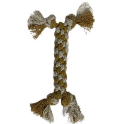 Luxe Macramé Chew Dog Bone (Large) image 4
