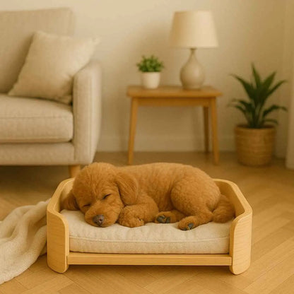 The Oasis - Wooden Dog Bed – Modern Comfort Meets Timeless Style image 5