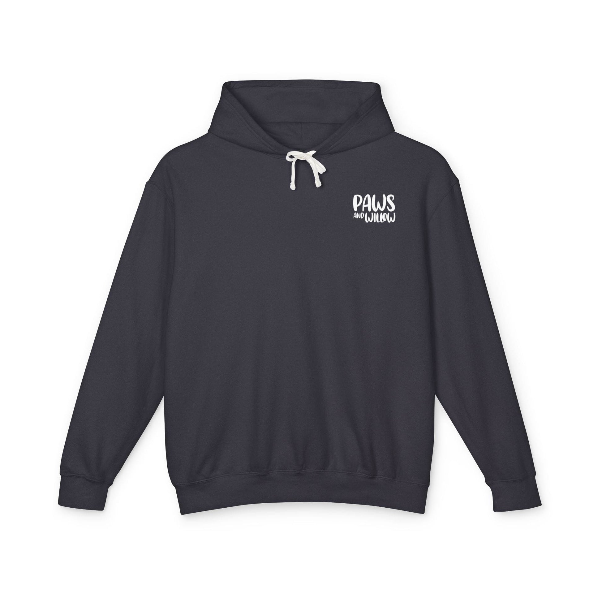 Playful Dog-Inspired Unisex Lightweight Hooded Sweatshirt - "Handle Every Situation Like a Dog" image 1