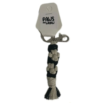 Petite Macramé Keyring with Silver Buckle image 5