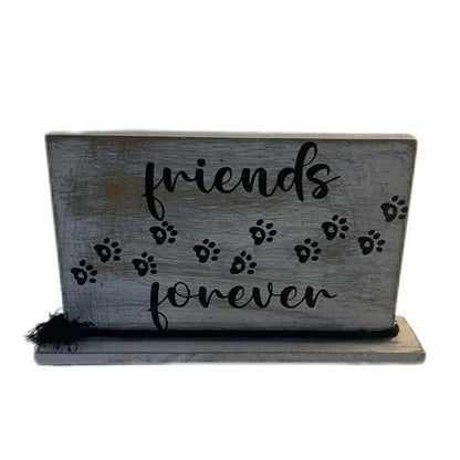"Friends Forever" Wooden Shelf Decor image 0