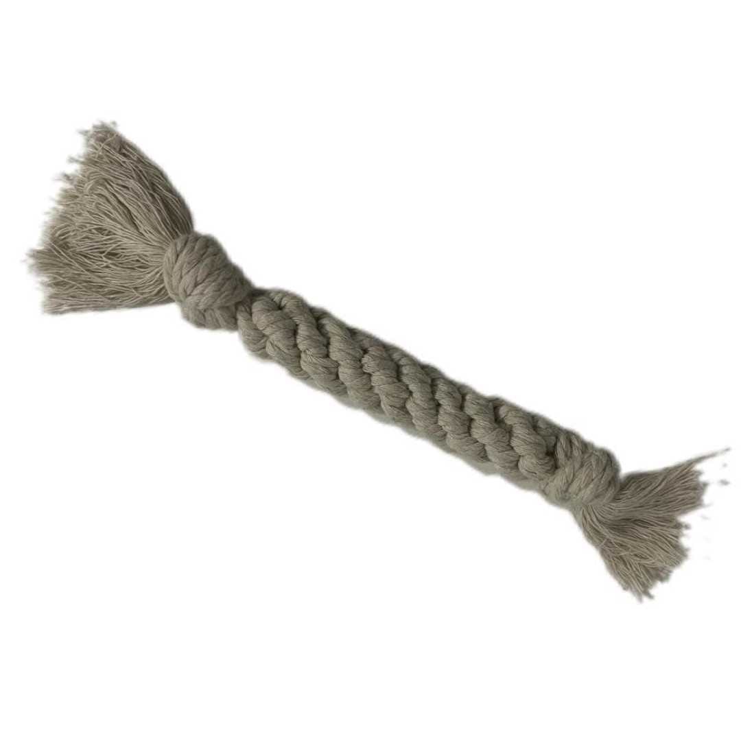 Petite Macramé Chew Stick - White image