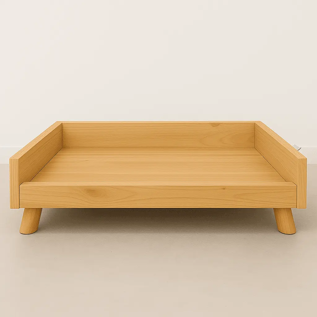 The Retreat LUX Wooden Dog Bed – Bigger Comfort for Bigger Dogs image 0