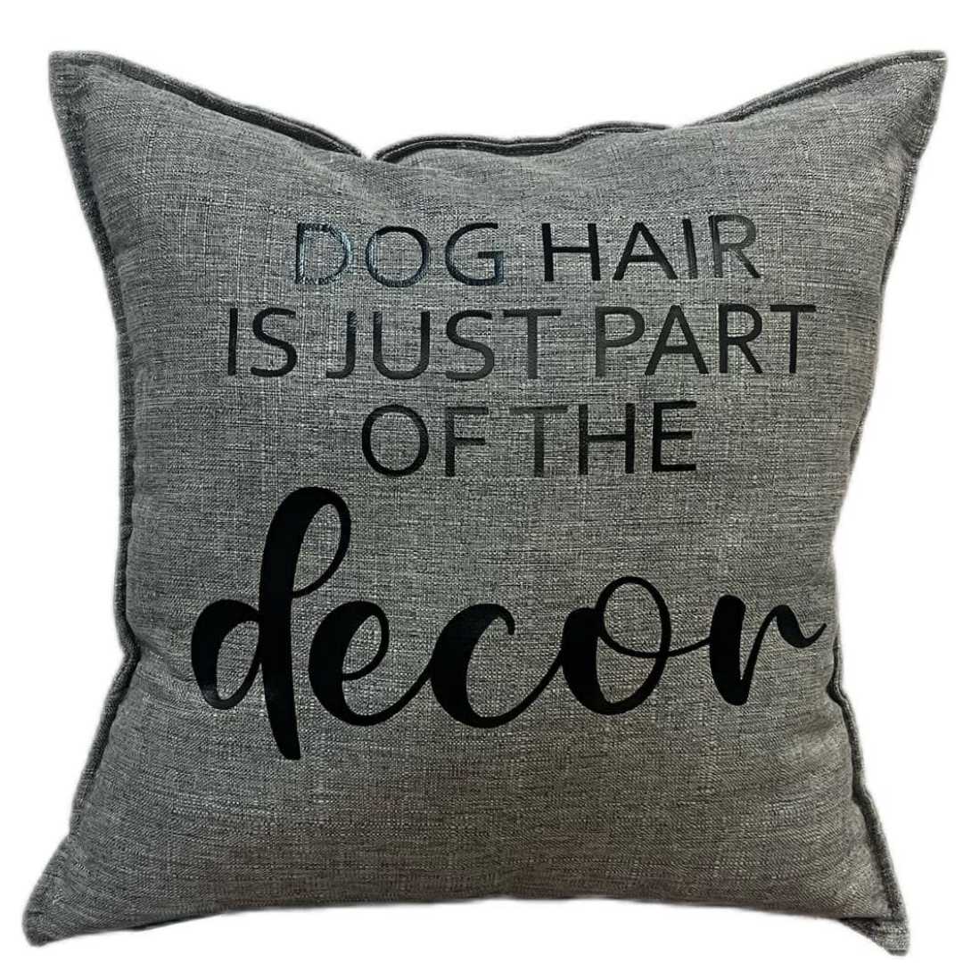 Dog Lover's Plush Throw Pillow (40x40 cm) - Dog Hair is part of the Décor image 0