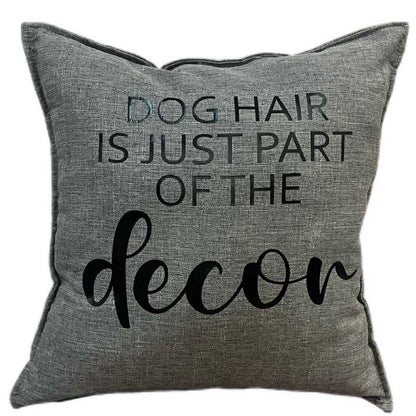 Dog Lover's Plush Throw Pillow (40x40 cm) - Dog Hair is part of the Décor image 0