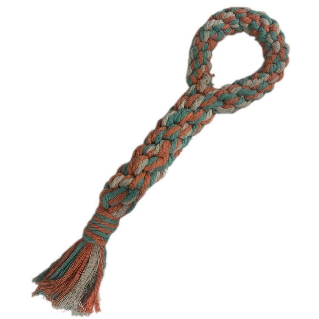 Luxe Macramé Tug Toy (Large) - Multi-colour image
