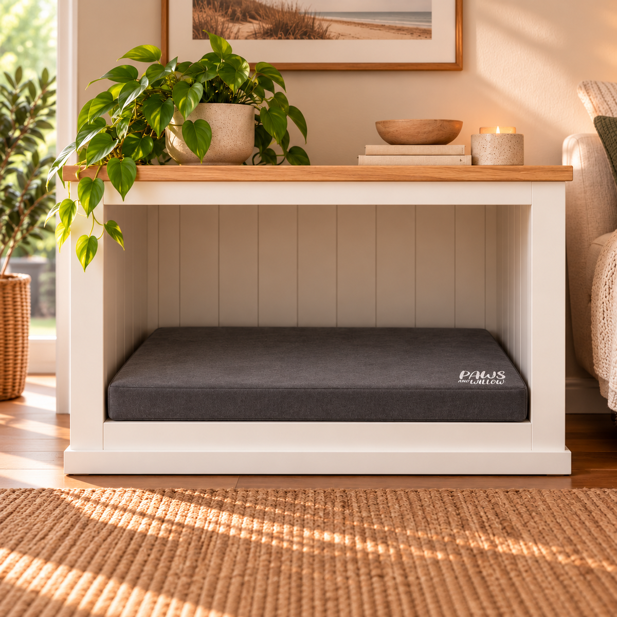 NEW - The ALCOVE – Single Wooden Dog BED