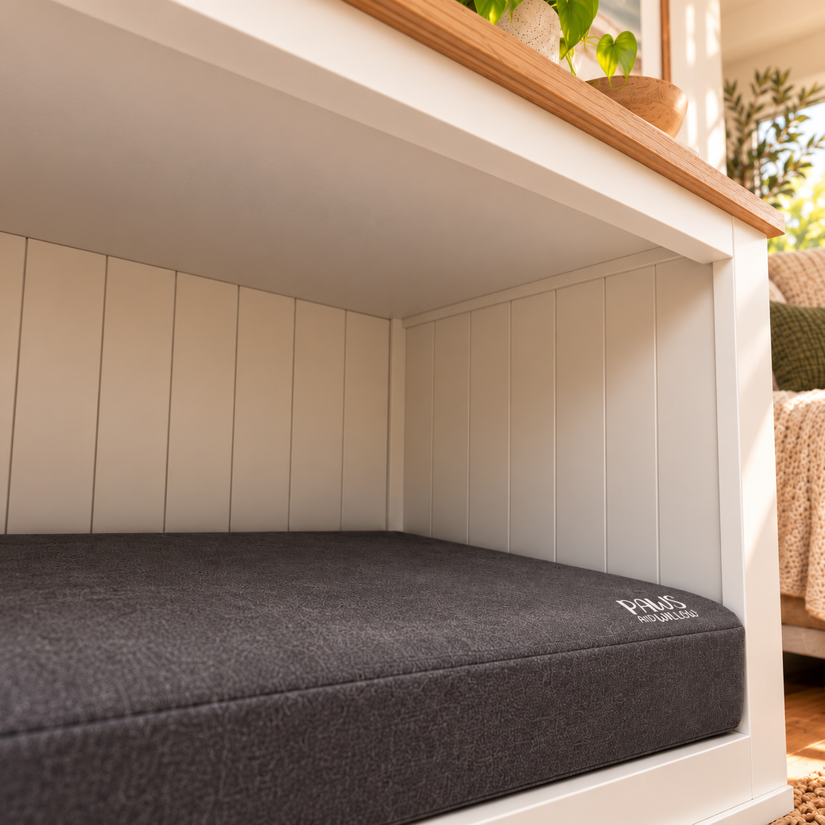 NEW - The ALCOVE – Single Wooden Dog BED