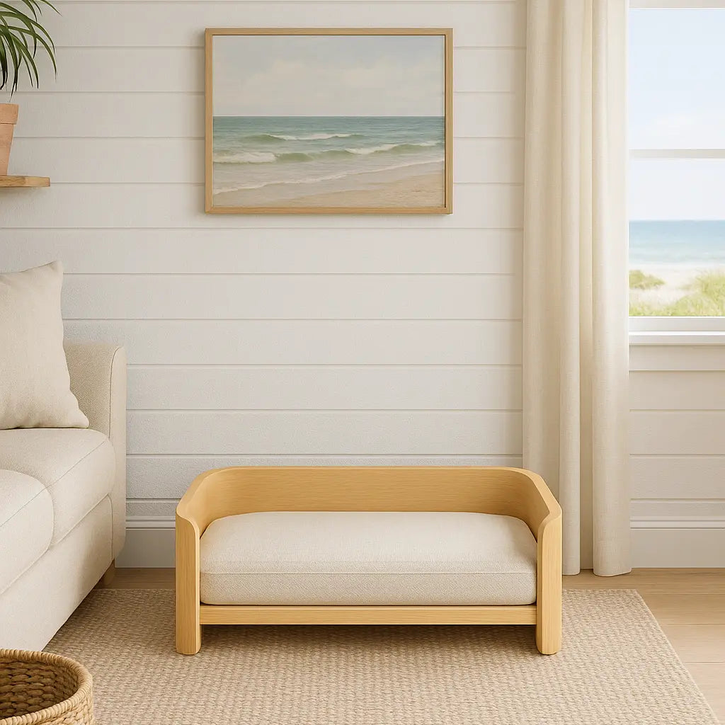 The Oasis LUX Dog Bed – Elevated Dog Bed for Big Dogs with Big Style Paws and Willow