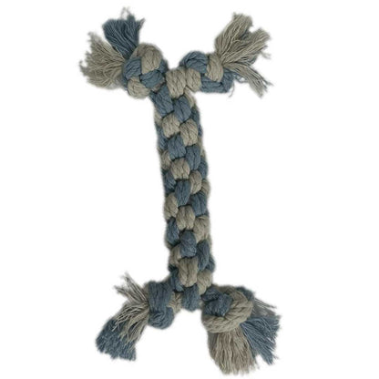 Luxe Macramé Chew Dog Bone (Large) image 1