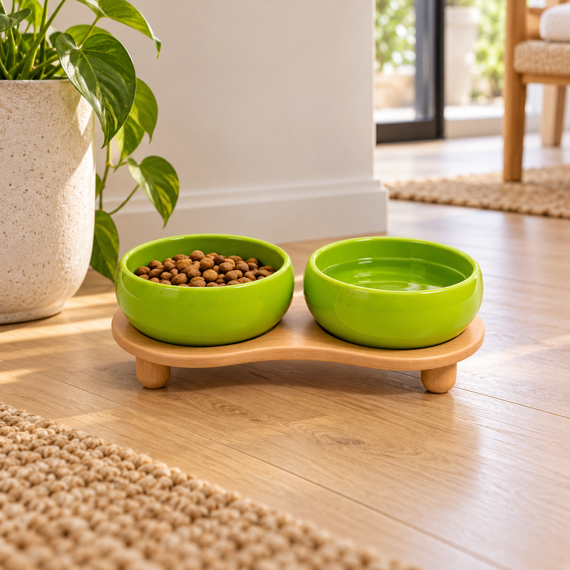 Paws & Willow dog feeding bowls.