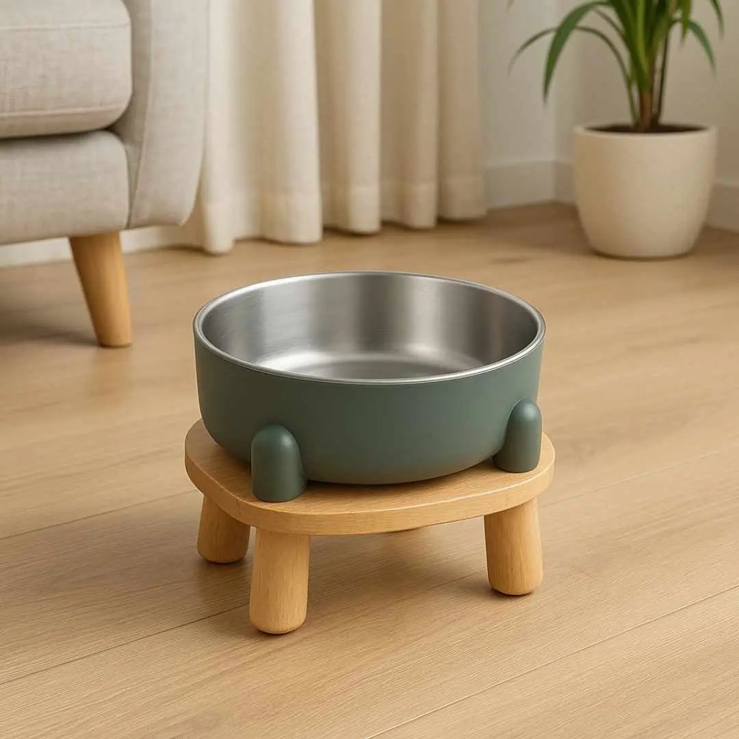 Metal Elevated Dog Bowl – Style Meets Comfort for Your Pup image 1