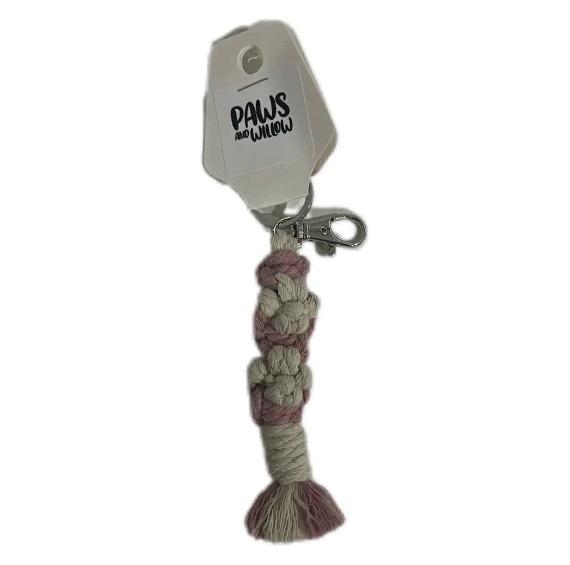 Petite Macramé Keyring with Silver Buckle image 6