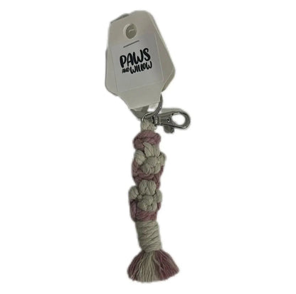 Petite Macramé Keyring with Silver Buckle image 6