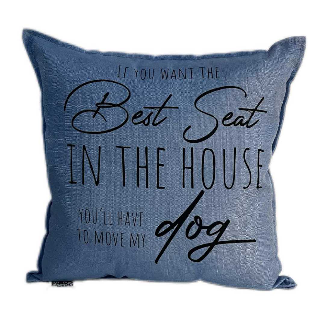"Best Seat in the House" Throw Pillow (40x40 cm) image 0