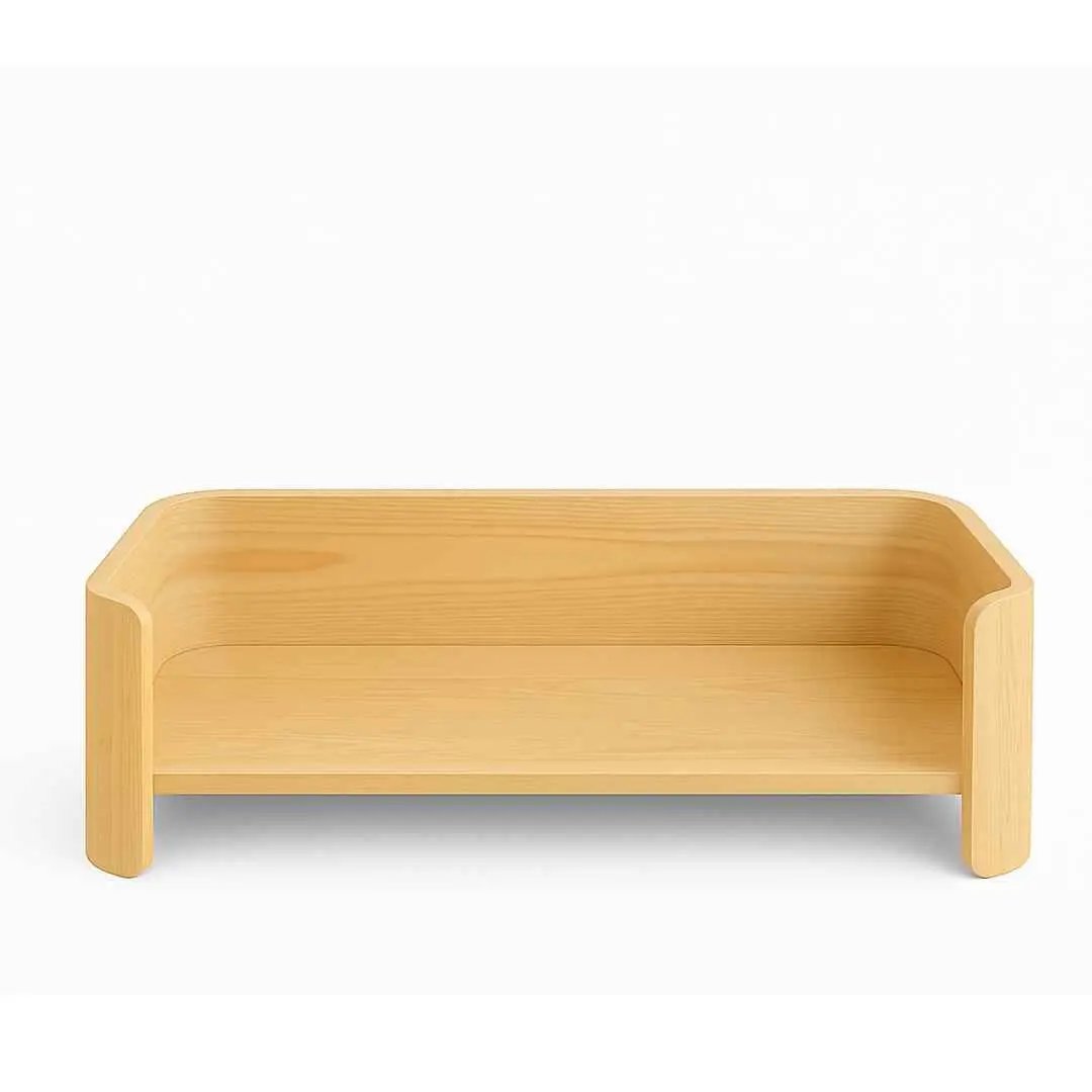 The Oasis LUX Dog Bed – Elevated Comfort for Big Dogs with Big Style - Natural image